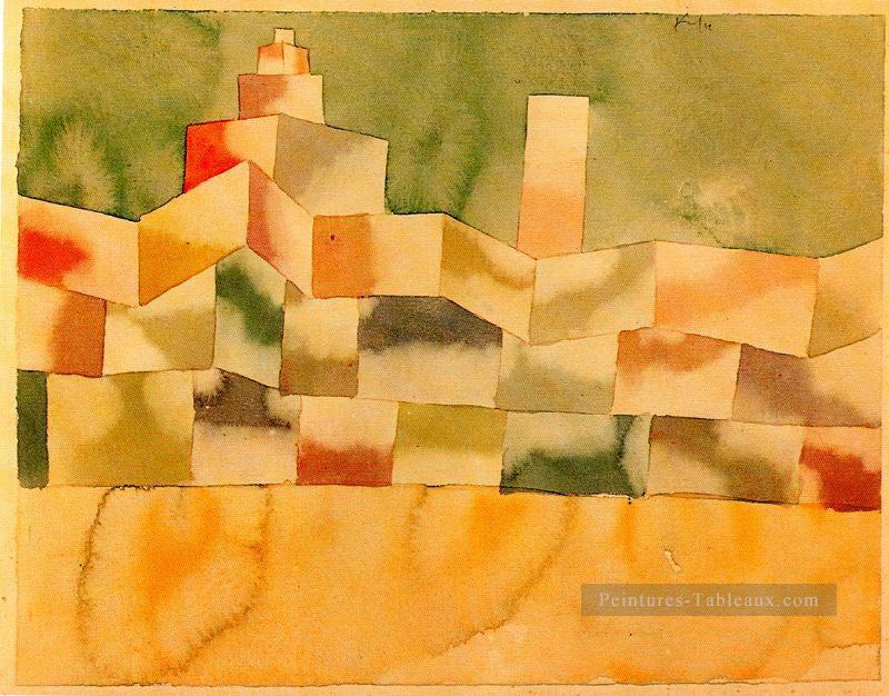 Architecture Orientale Paul Klee Peintures à l'huile